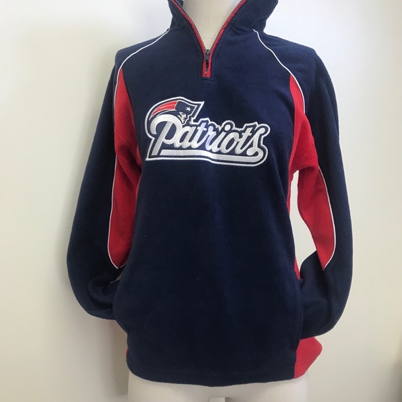 NFL Patriots 1/4 zip Pullover Sweatshirt - Picture 1 of 6